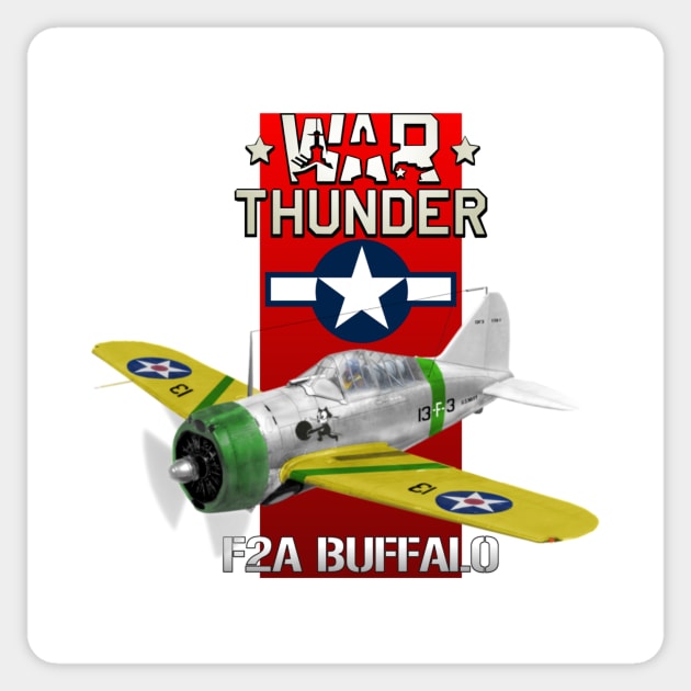 F2A Buffalo Sticker by MilMerchant